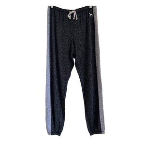 PINK VICTORIA'S SECRET Womens' Charcoal Cozy Classic Sleep Pant Loungewear Sz M